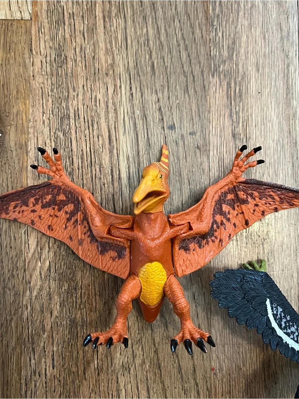 Archaeopteryx Orange Dino Flying Dinosaurs Pteranodon Action Figure Posable